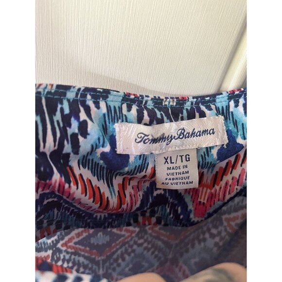 Tommy Bahama NEW Halter Prima Peacock Midi Dress Blue Island Size XL - Picture 5 of 8